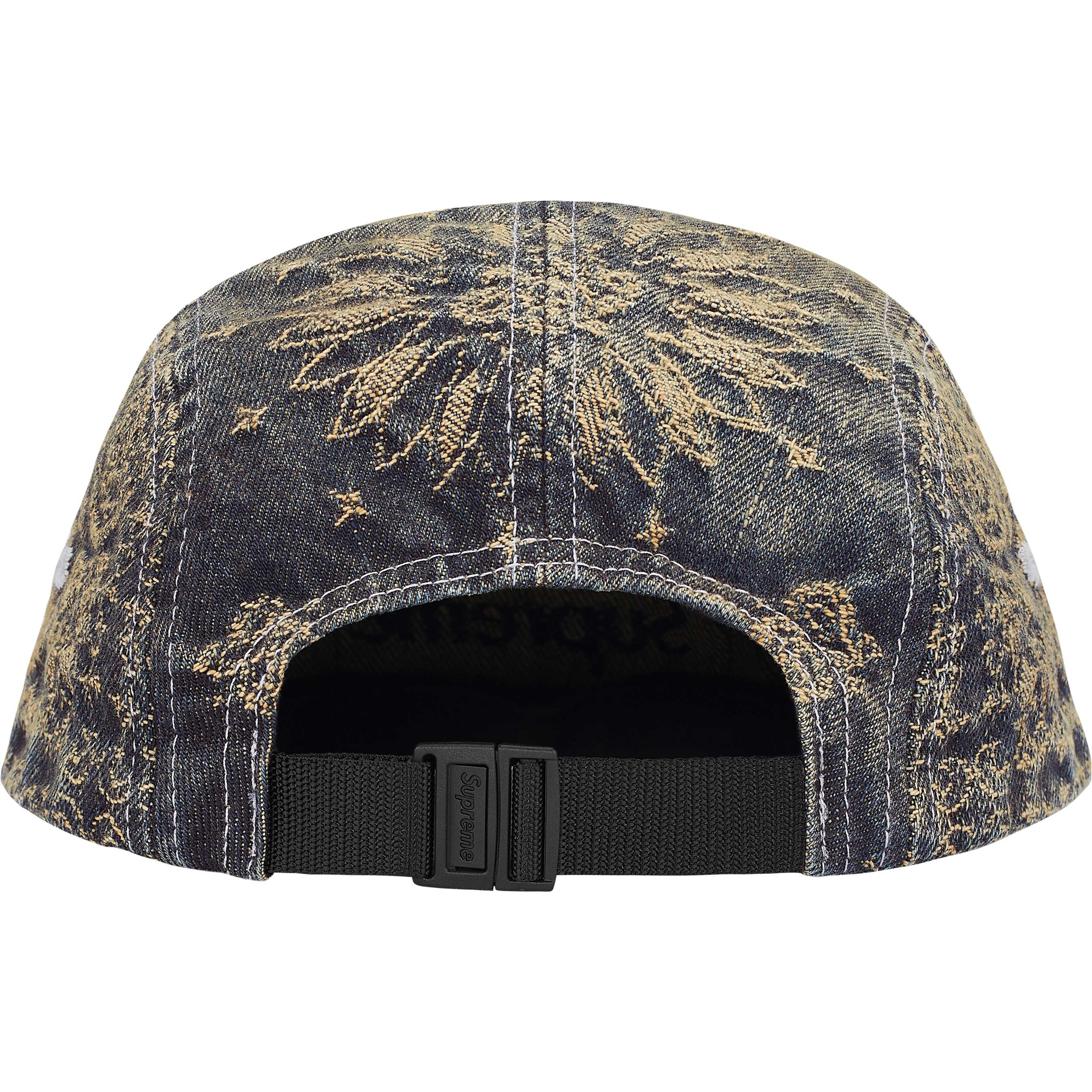 Bandana Jacquard Denim Camp Cap view 3